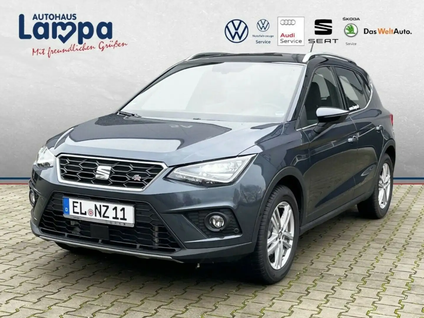 SEAT Arona FR 1.0 TSI DSG RFK,PDC,NAV,SHZ,LED,DAB+ Grau - 1