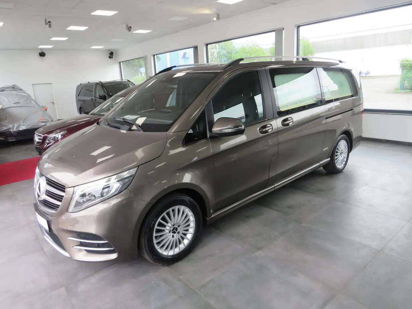 Mercedes-Benz V 220 Kuhlmann Cars Bestattungswagen / Leichenwagen Grau - 1