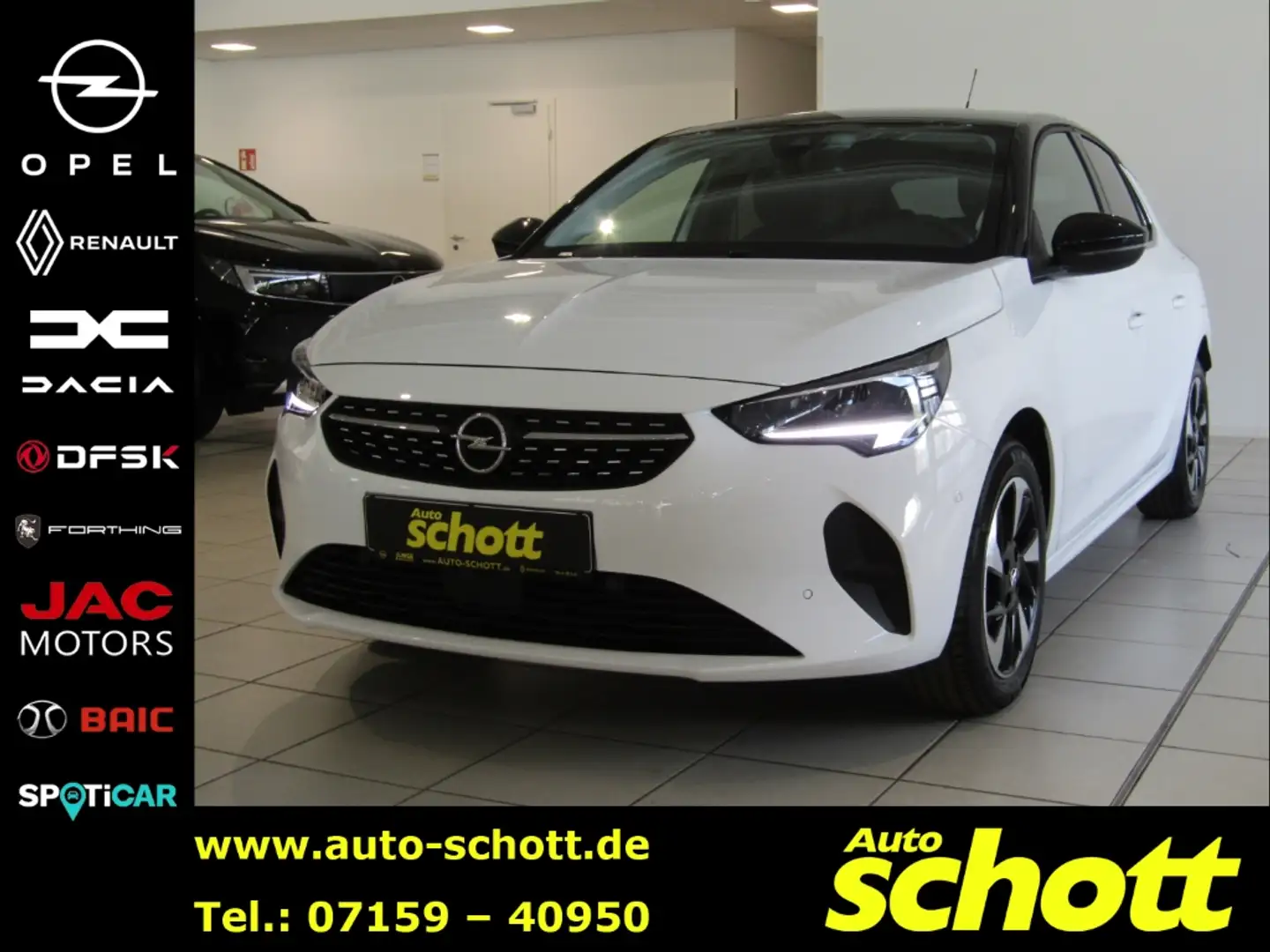 Opel Corsa F e Elegance Electric 136PS Blanc - 1