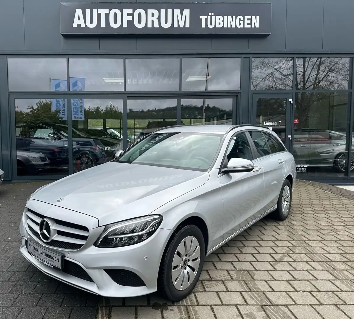 Mercedes-Benz C 200 d T*DISTRO*AHK*SPURH*TOTWINK*SH*CARPL Silber - 1