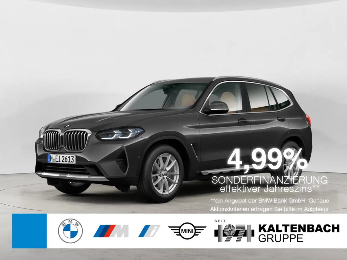 BMW X3 xDrive 20d FACEL. AHK LASER LED W-LAN NAVI Gris - 1