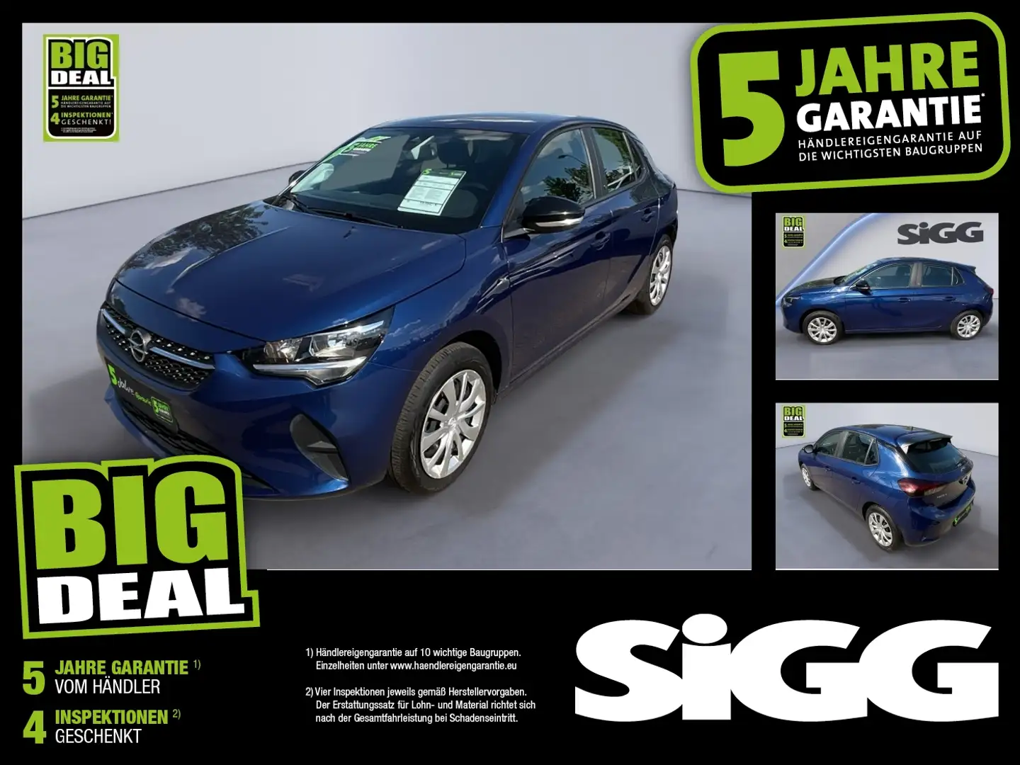 Opel Corsa F e Edition SpurH KlimaA W-Pumpe Bleu - 1