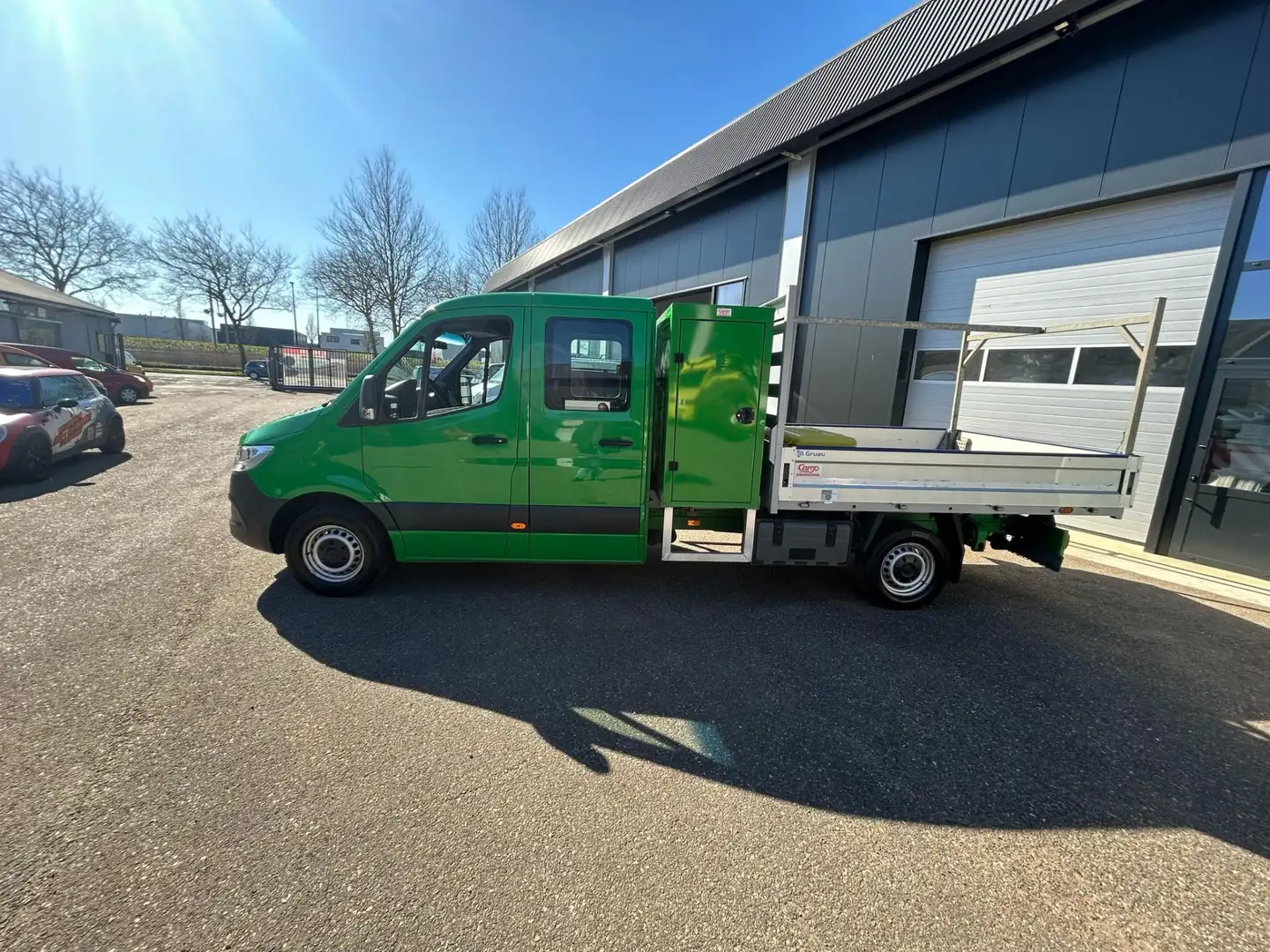 Mercedes-Benz Sprinter 314 2.2 CDI 432 DC pick up l4 maxi Groen - 2