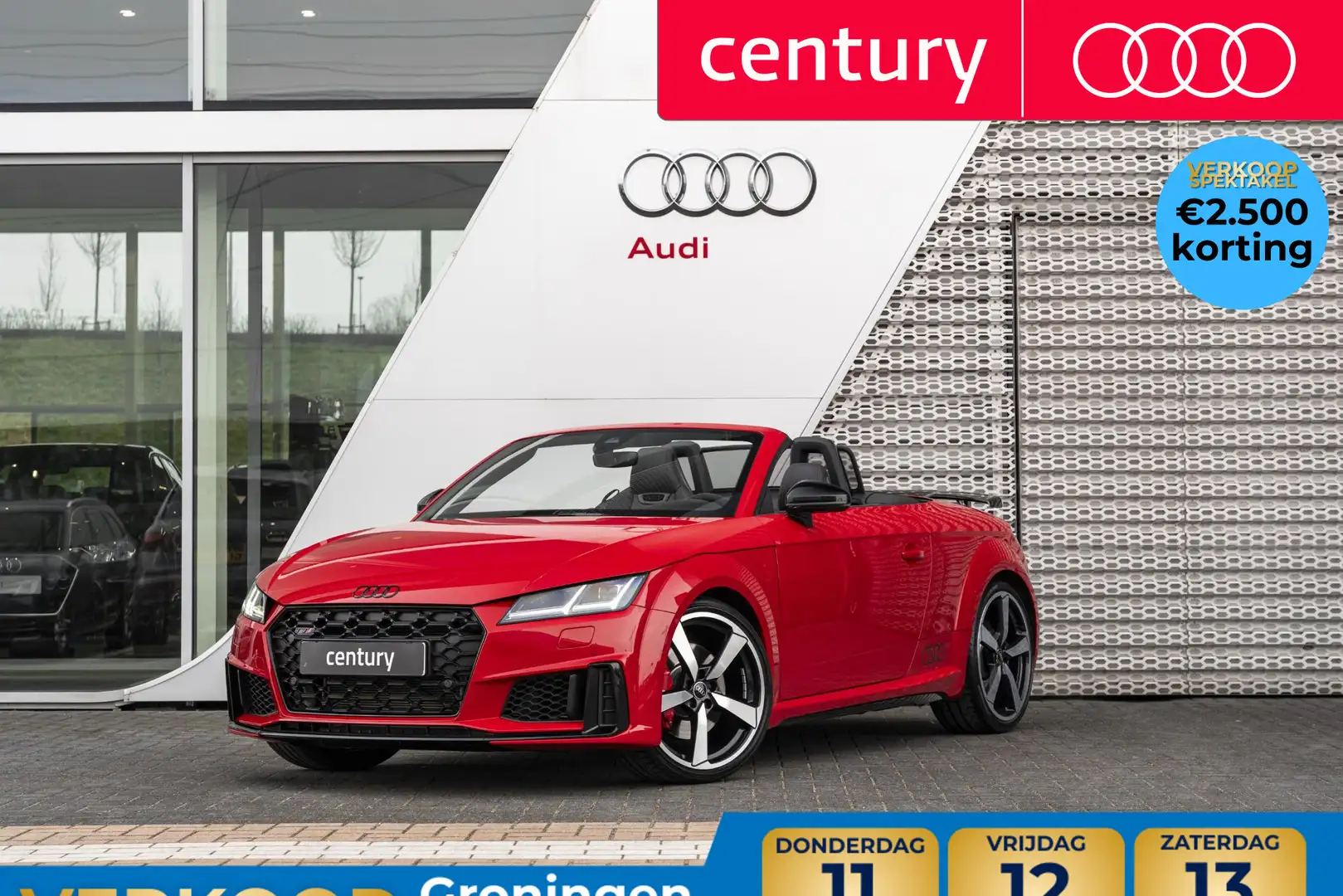 Audi TTS Roadster quattro Competition | B&O | 4j garantie | Roşu - 1