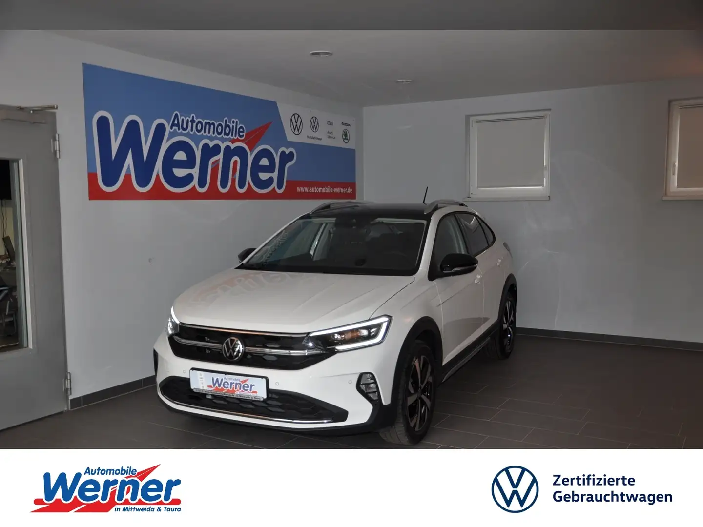 Volkswagen Taigo Style 1.0TSI AHK LED App-Navi ACC RKamera Bianco - 1