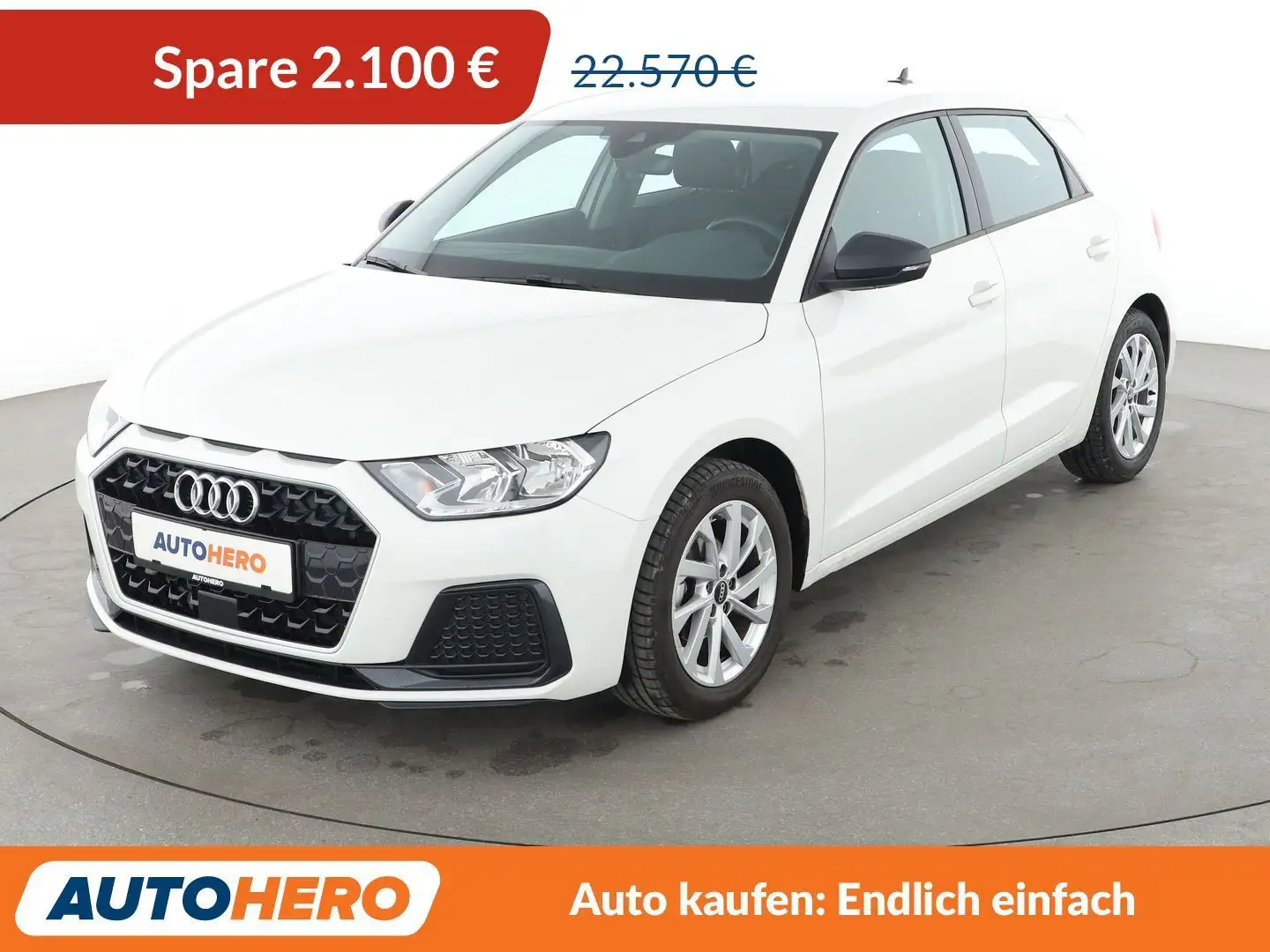 Audi A1 25 TFSI advanced Aut.*NAV*TEMPO*VC*PDC*SHZ Weiß - 1