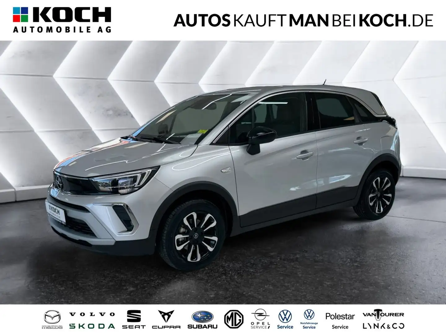 Opel Crossland 1.2 Turbo Elegance LED SHZ TEM PDC R-KAM Argintiu - 1
