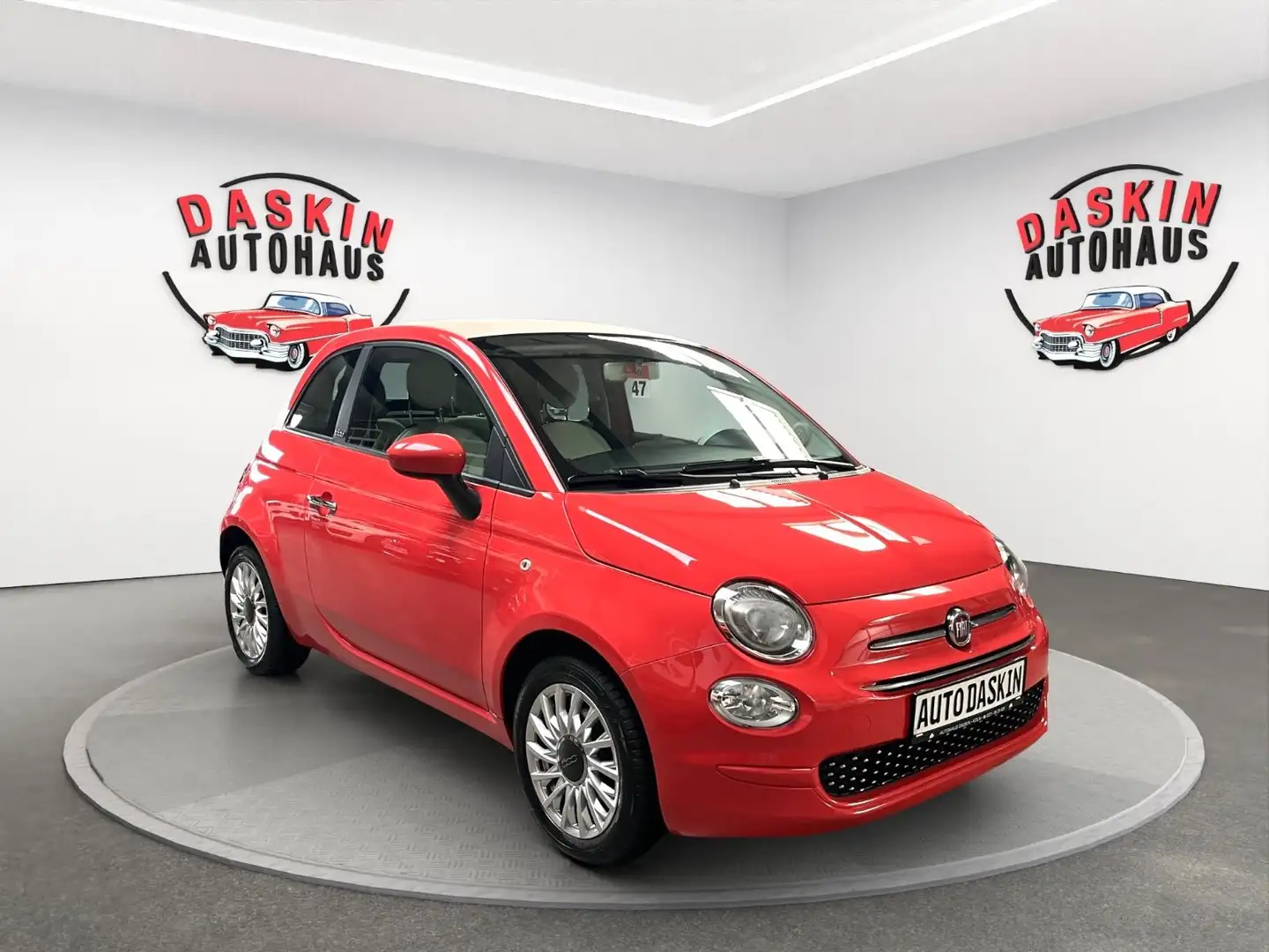 Fiat 500C AUTOMATIK/KLIMA/APPLECARPLAY/TÜV NEU Rot - 1