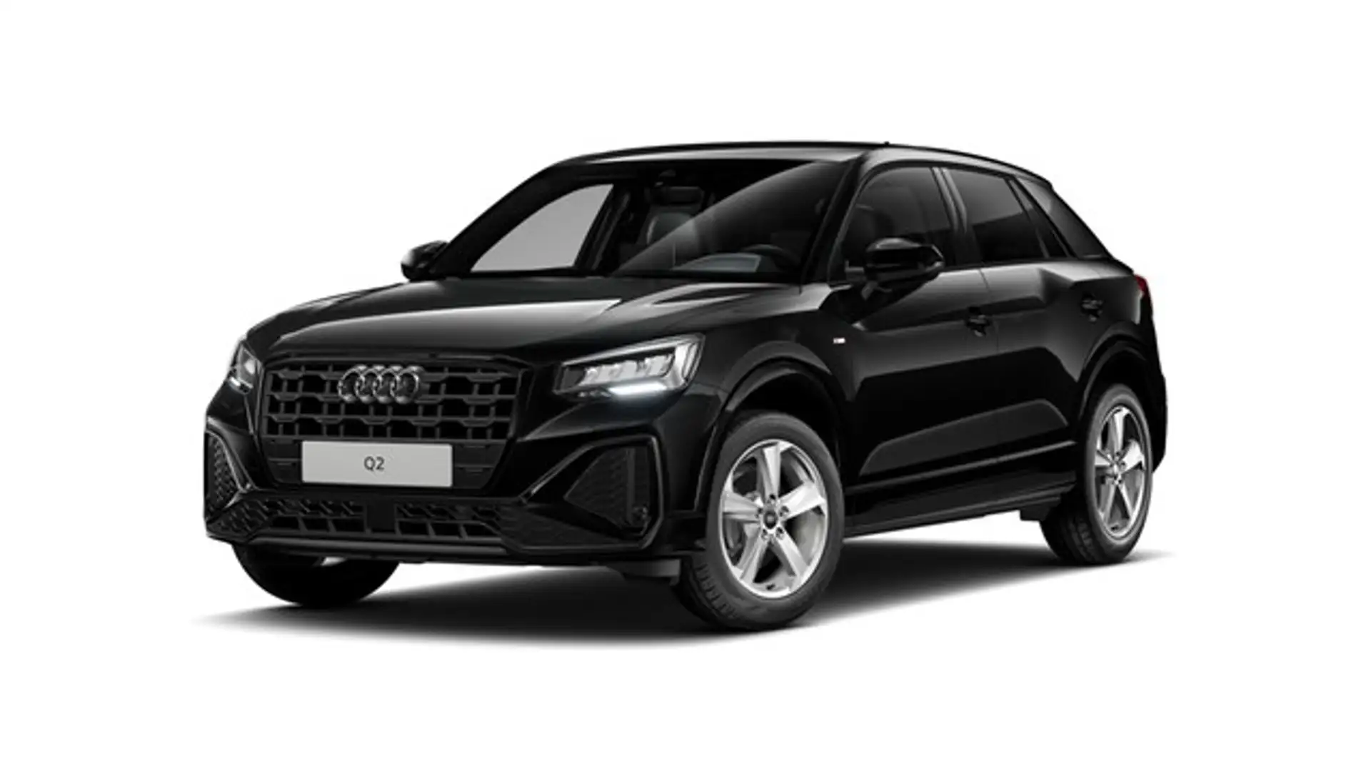 Audi Q2 35TFSI S line AHK LEDER KAMERA ACC EINPARKH Schwarz - 1