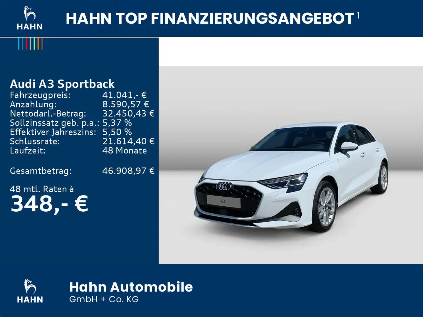 Audi A3 Audi A3 Sportback TDI 85 kW Schaltgetriebe Weiß - 2
