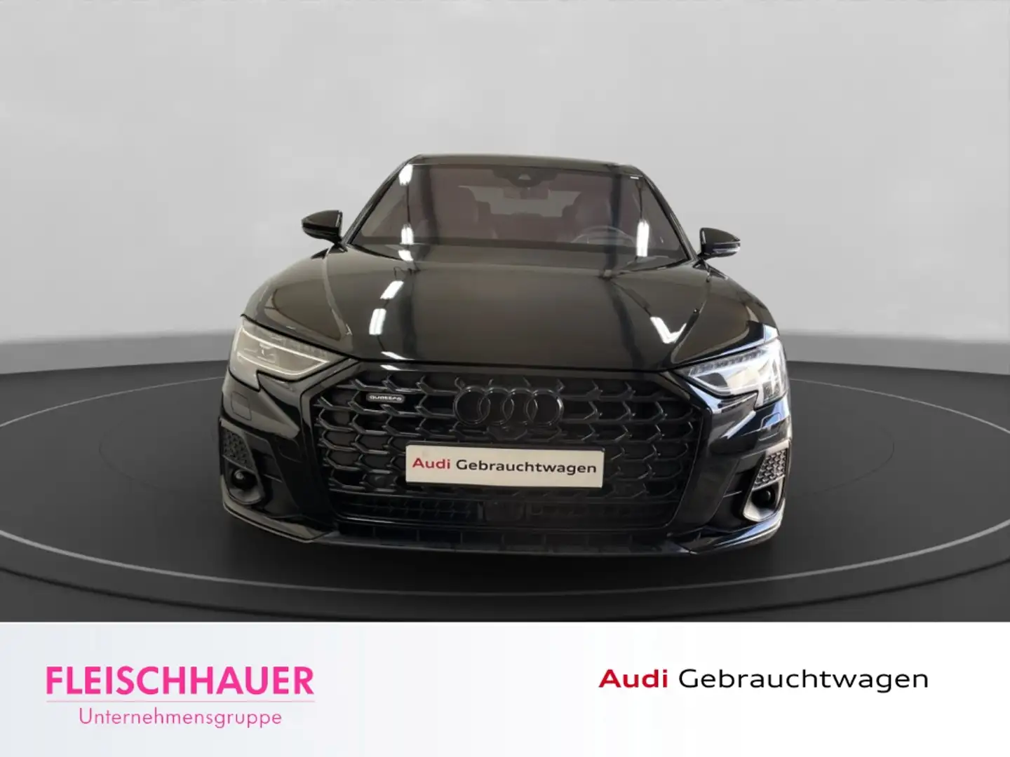 Audi A8 50 TDI quattro LED HUD Leder ACC Massagesitze Stan Schwarz - 2