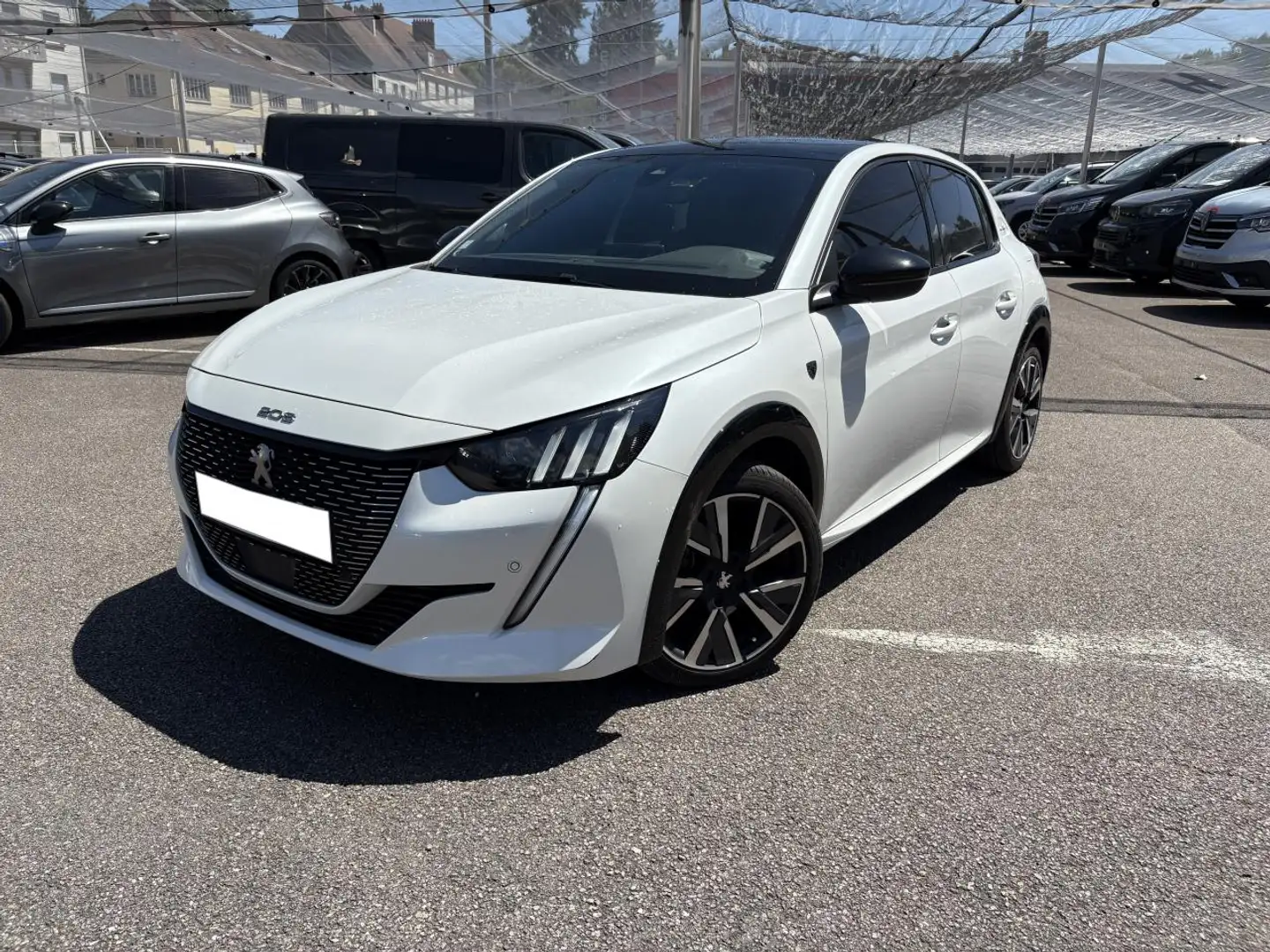 Peugeot 208 II 1.5 BlueHDi S\u0026S 100 GT Line AVEC TOIT PANO Blanc - 1