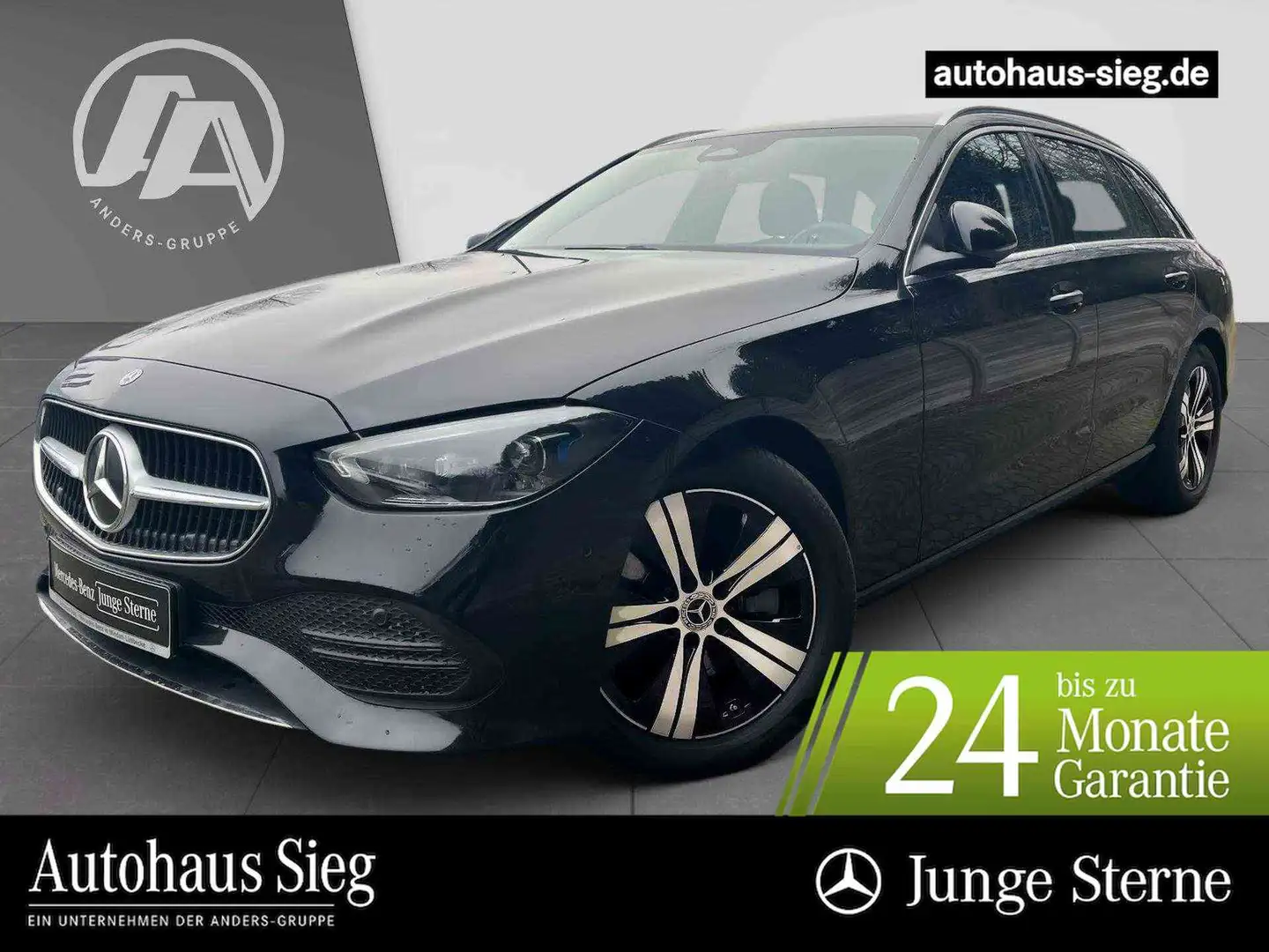 Mercedes-Benz C 200 d T Avantgarde+MBUX+DIGITAL+Kam+AHK+EASY-P Schwarz - 1