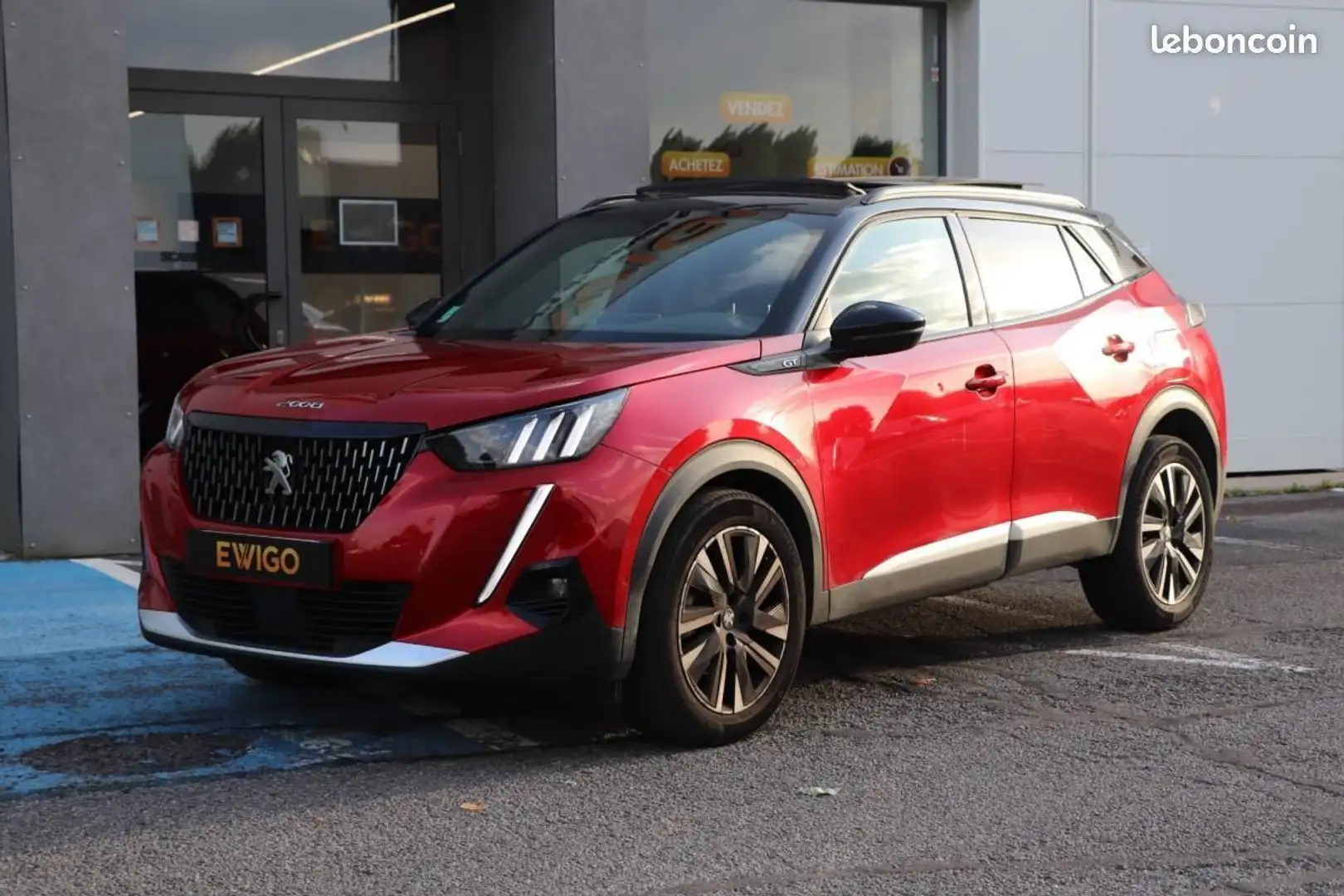 Peugeot 2008 1.5 BLUEHDI 130 GT PACK EAT BVA Rouge - 1