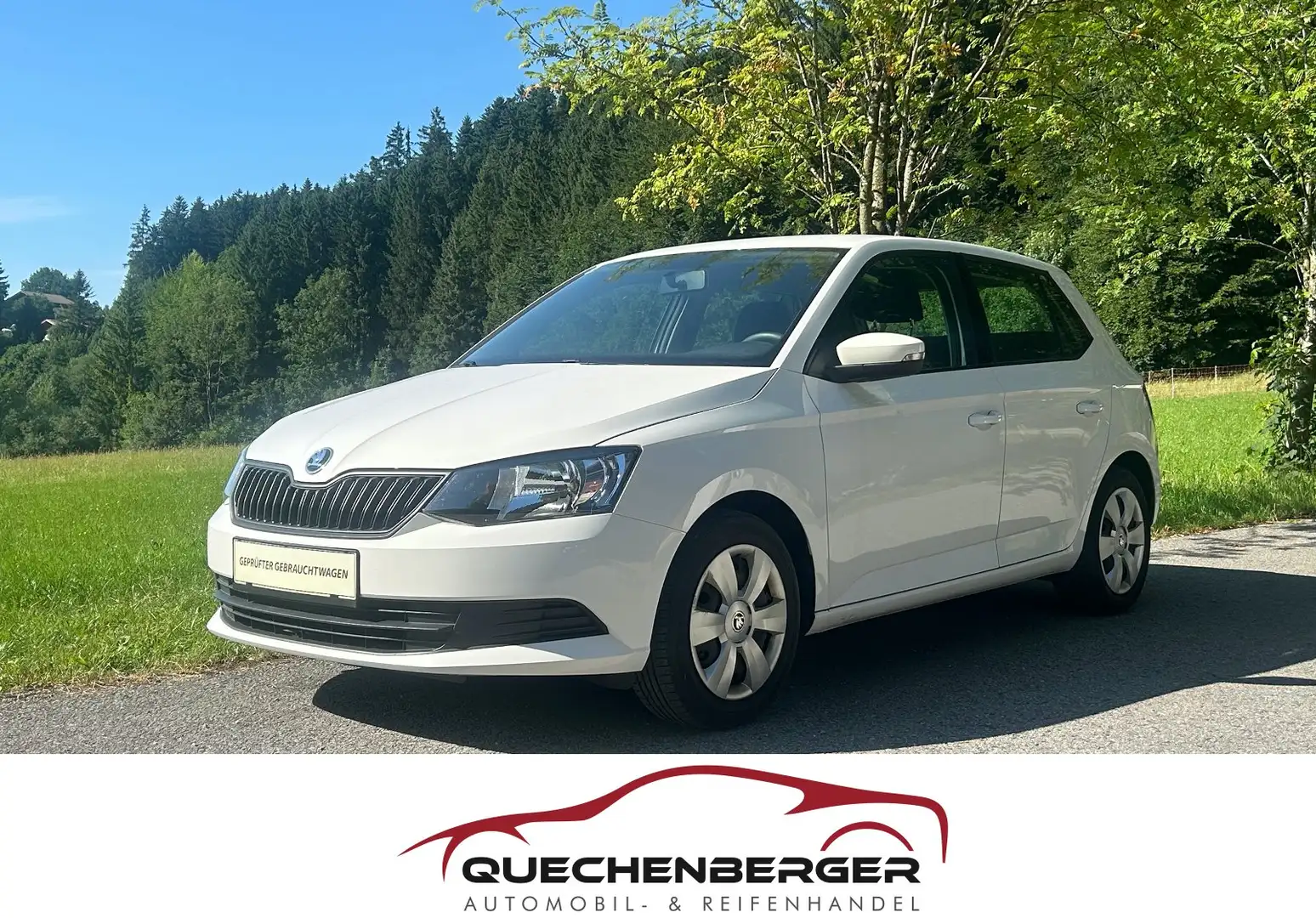 Skoda Fabia Active mit 8-fach Bereifung & in TOP ZUSTAND !!! Weiß - 1