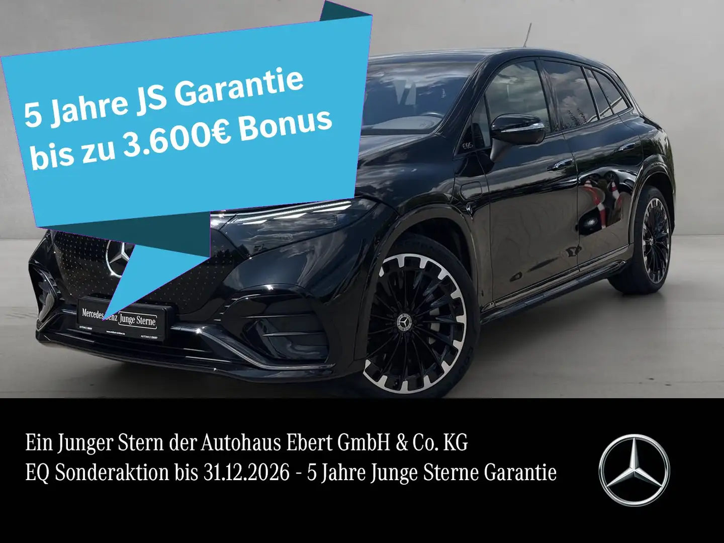 Mercedes-Benz EQS SUV EQS 580 SUV AMG BusinessClass AHK FondTV Massage Schwarz - 1