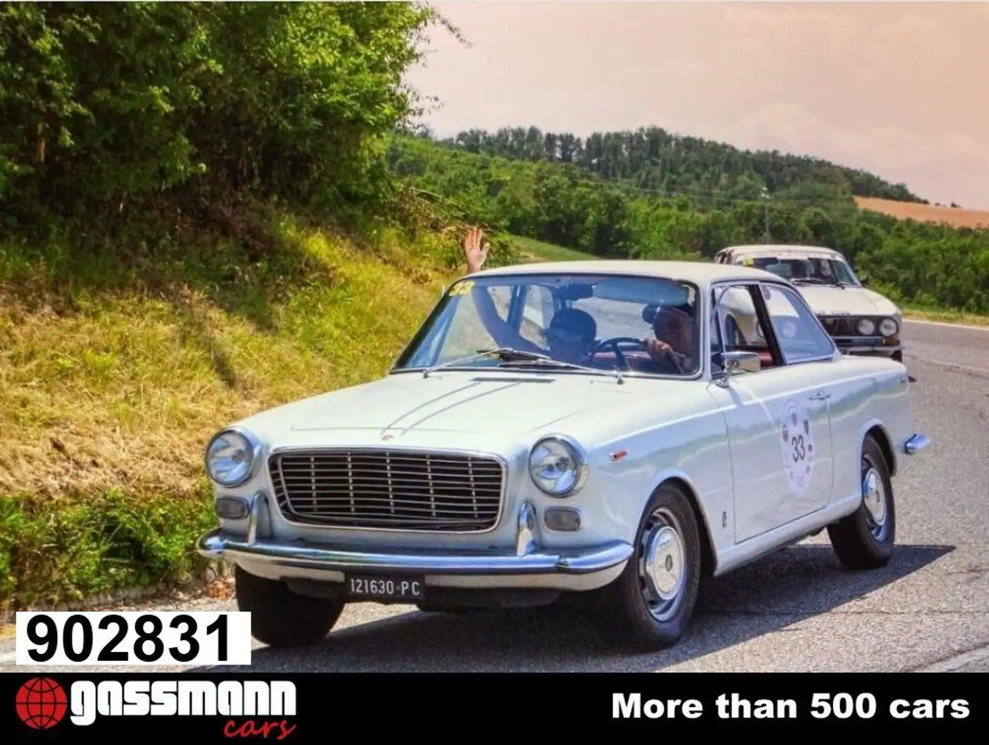 Fiat Vignale 1500 Coupe Wit - 1