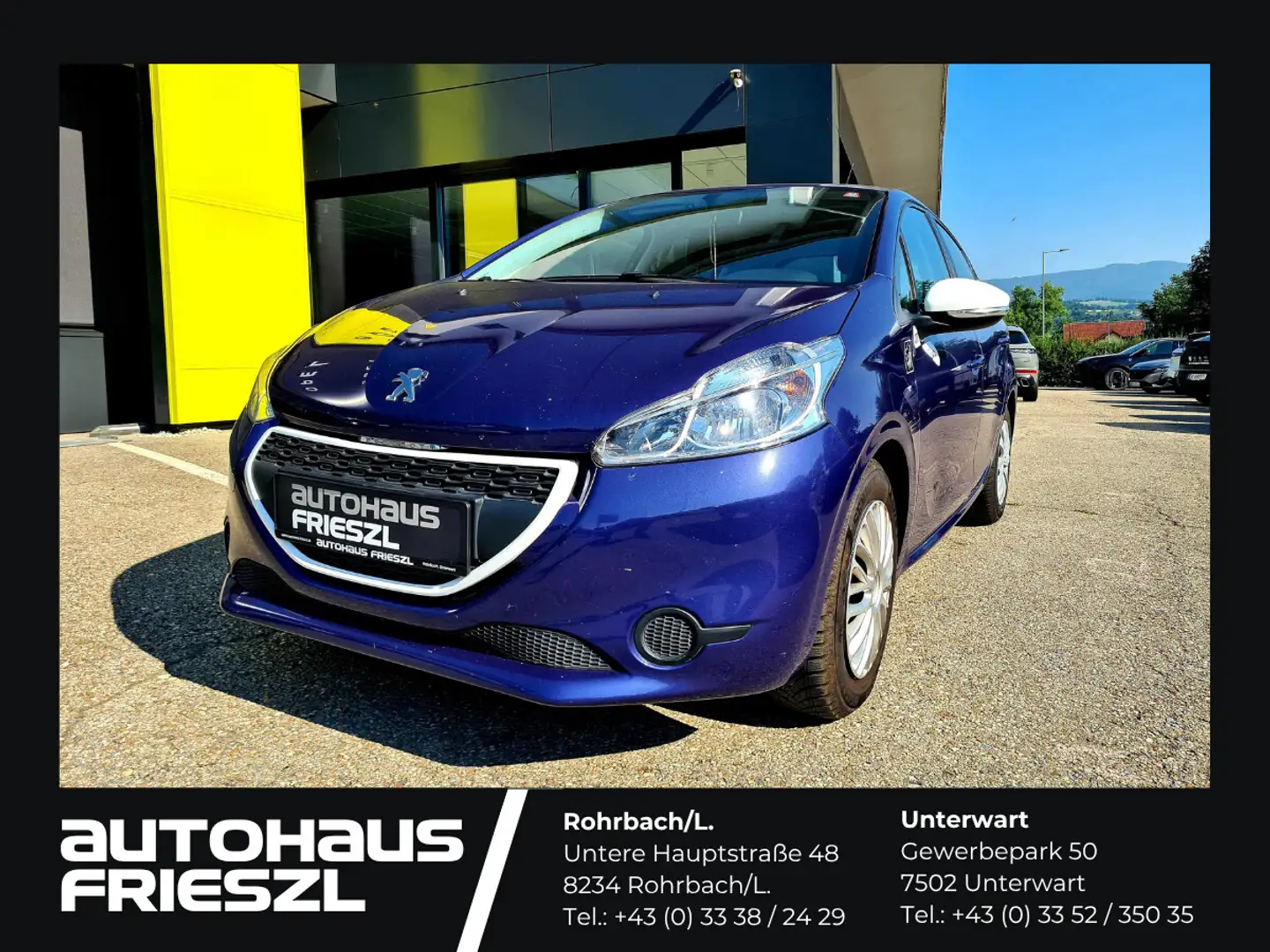 Peugeot 208 Like 1,0 PureTech 68, SR/WR, Top Zustand!! Blau - 1