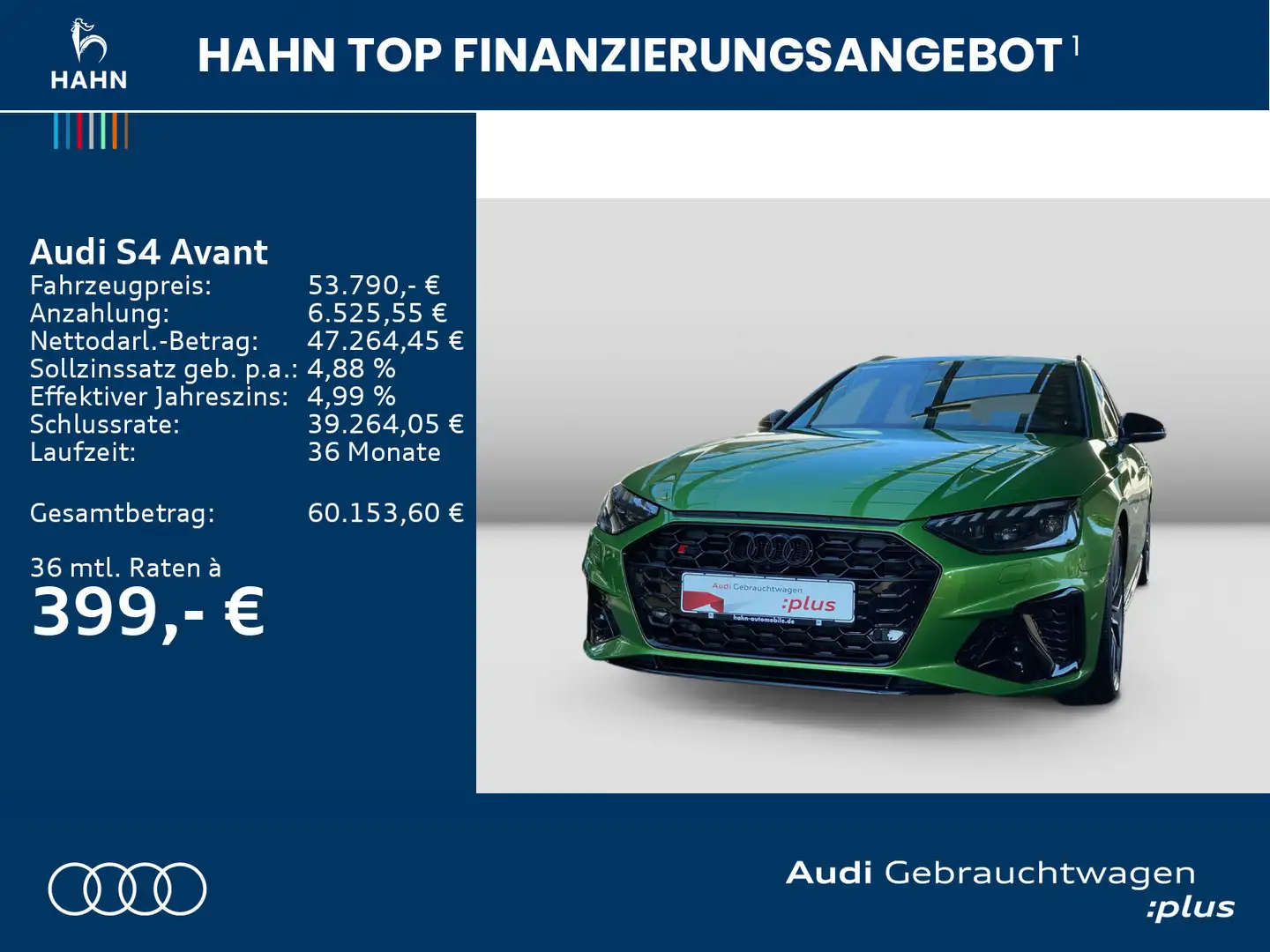 Audi S4 TDI quattro S tronic HUD B&O Pano Matri Grün - 2