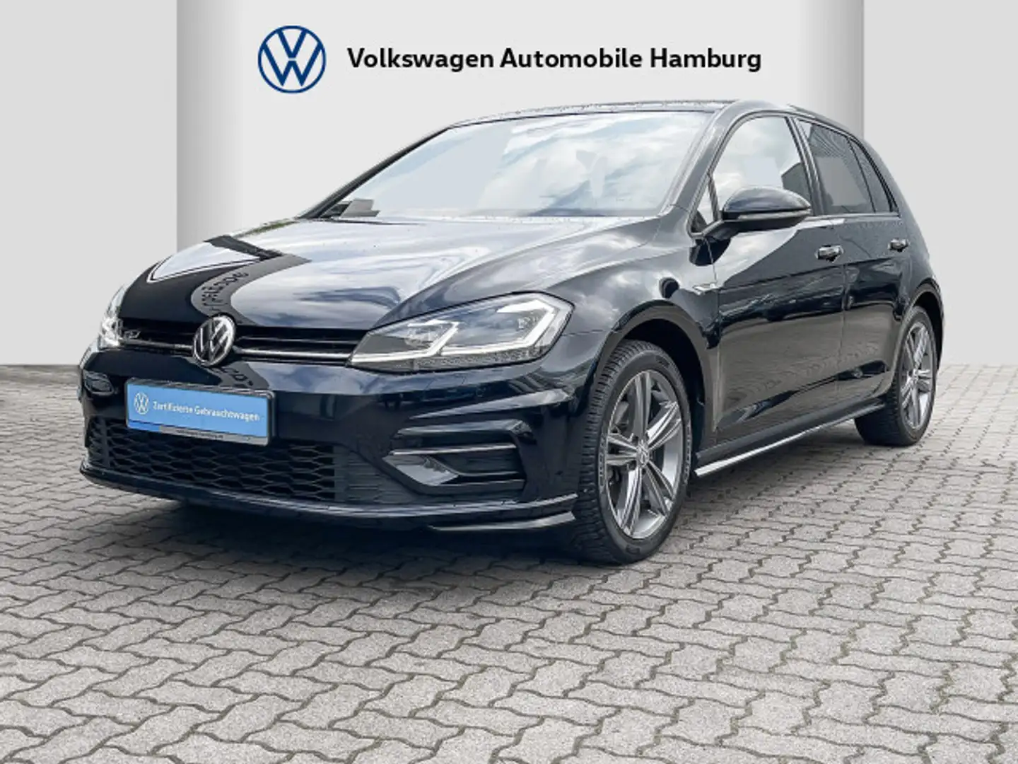 Volkswagen Golf VII R-Line 1.5 TSI DSG PANO/LED/NAVI/ACC Zwart - 2