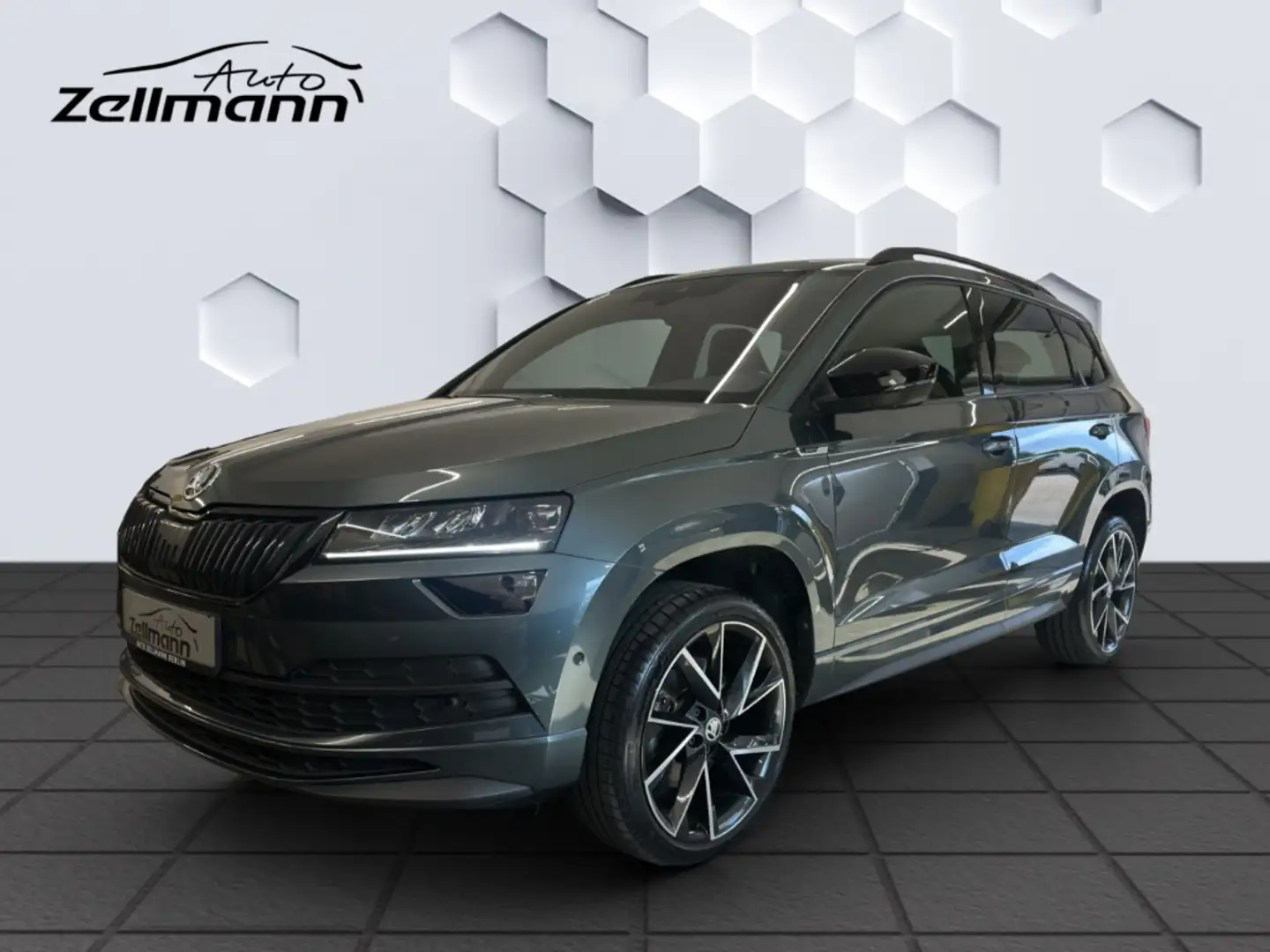 Skoda Karoq 1.5 TSI ACT Sportline DSG AHZV LED PDC Frontscheib Grau - 1
