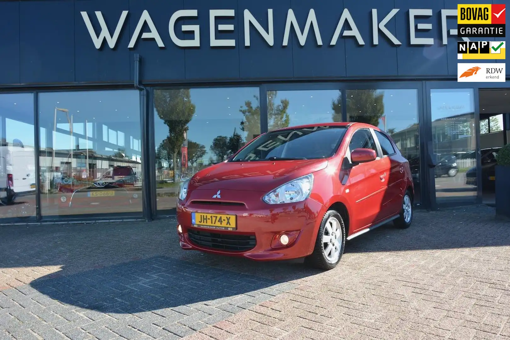 Mitsubishi Space Star 1.0 Bright Airco|Elektr pak|DealerOH! Červená - 1