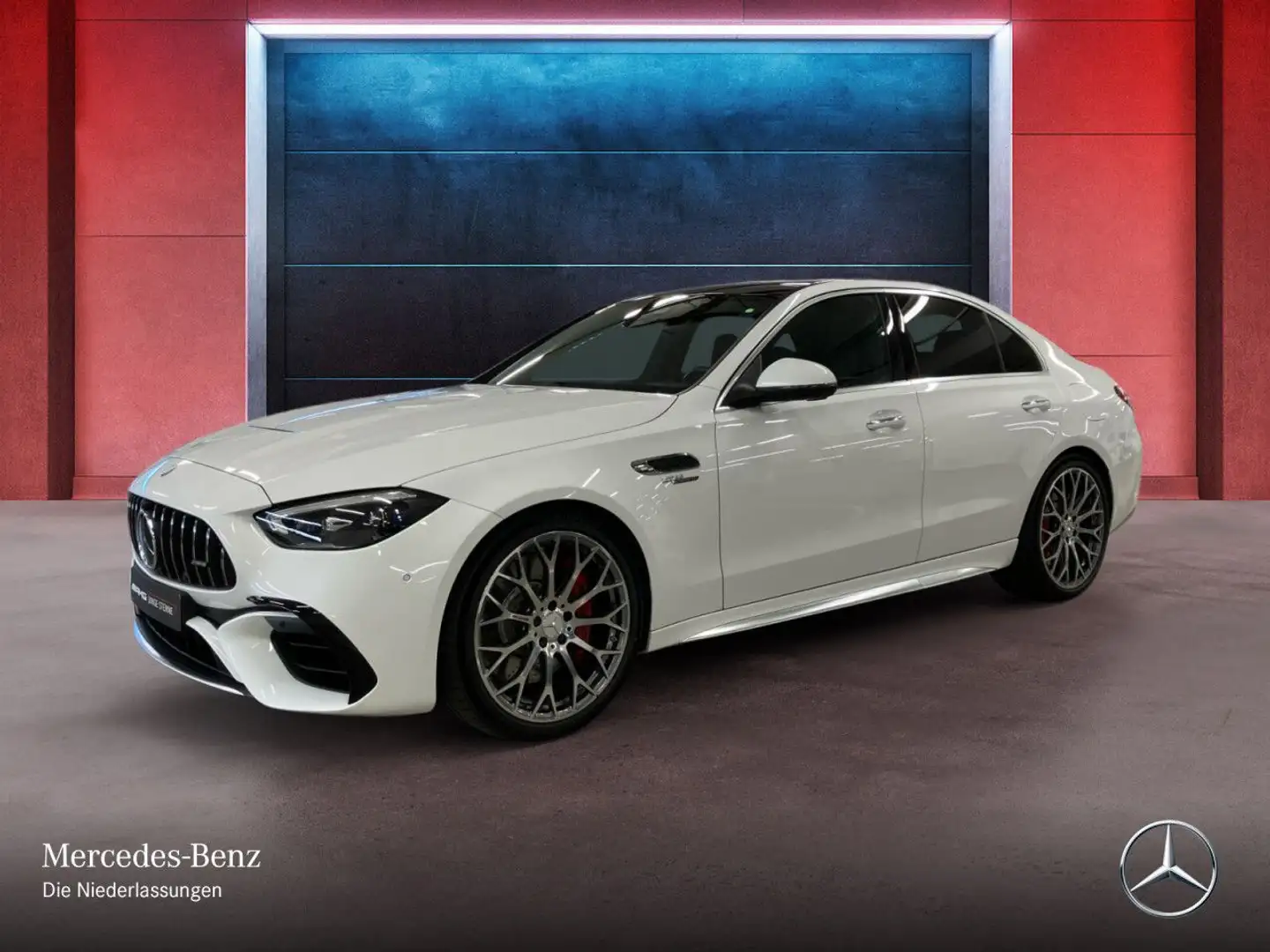 Mercedes-Benz C 63 AMG C 63 S E DRIVERS+PANO+360+BURMESTER+PERFSITZE+9G Weiß - 2