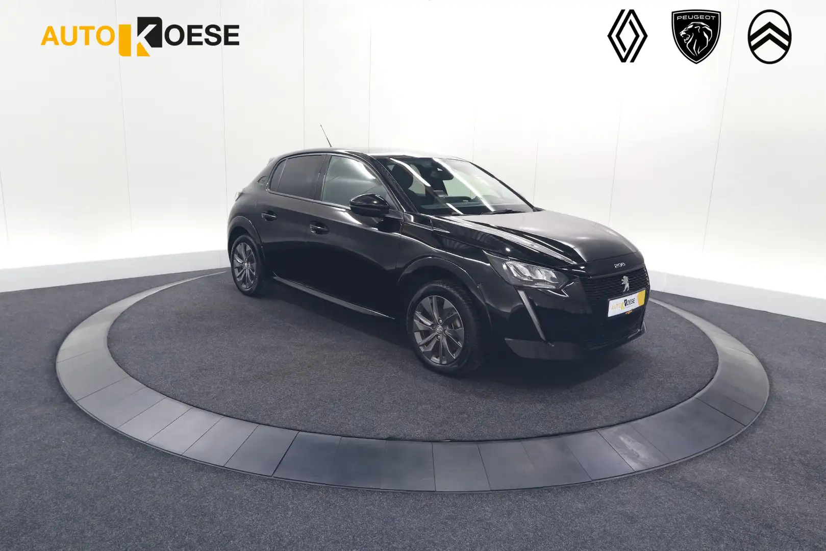 Peugeot e-208 EV Allure 50 kWh | 3 Fase Laadfunctie | Parkeersen Schwarz - 1