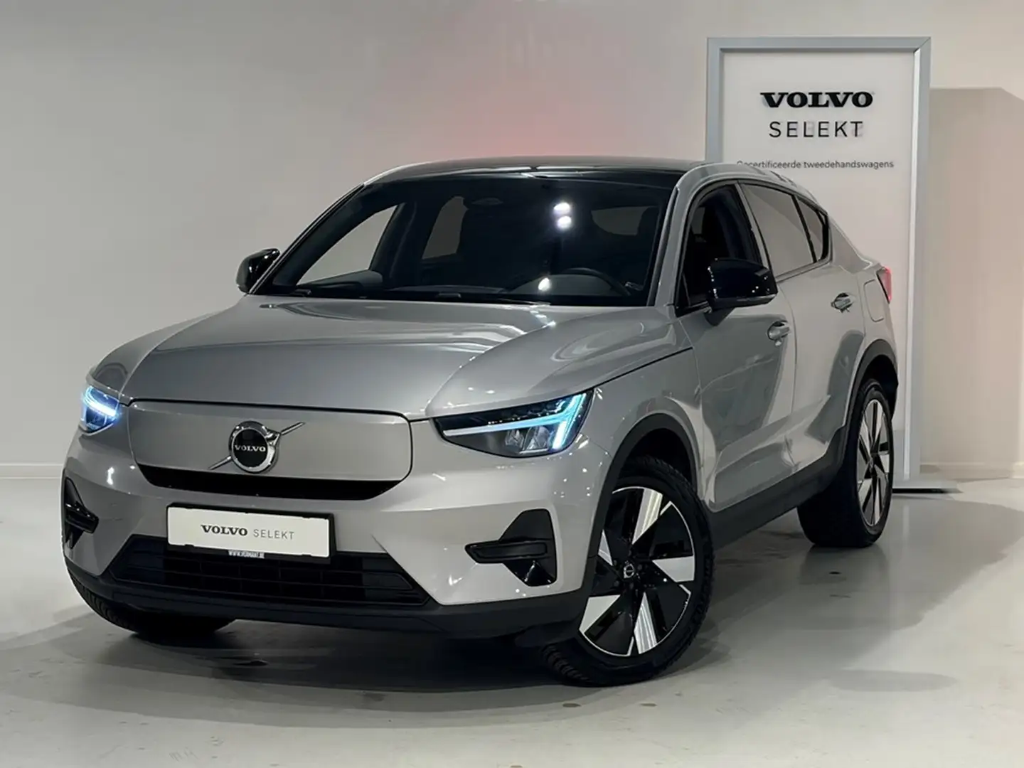 Volvo C40 Recharge Extended Range + electr trekhaak Grau - 1