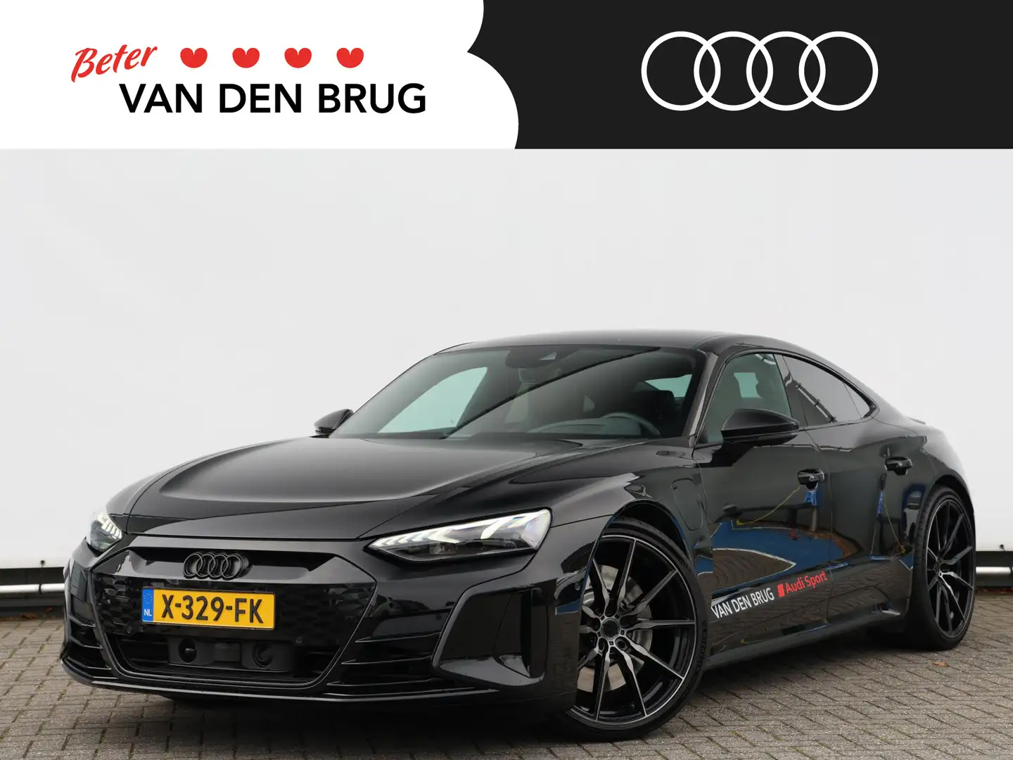 Audi e-tron GT 476pk | 95Kwh | Vierwielbesturing | Luchtvering | Zwart - 1