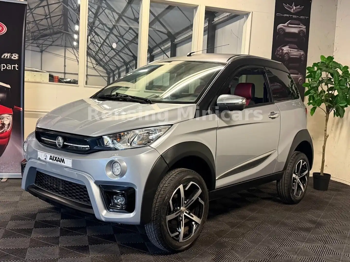 Aixam Crossover XXL 2022 8 PS Mopedauto Microcar 45 Argent - 2