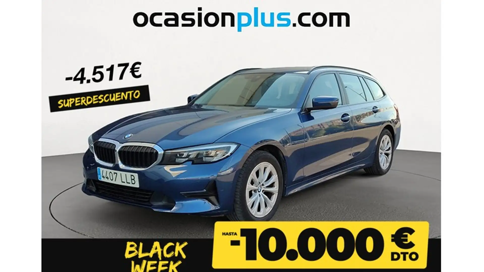 BMW 320 320dA Touring Blau - 1