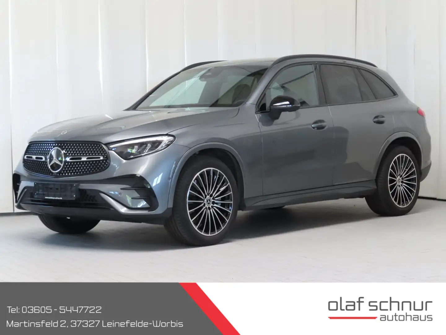 Mercedes-Benz GLC 200 AMG Line 4Matic AHK NIGHT PAKET LED Gris - 1