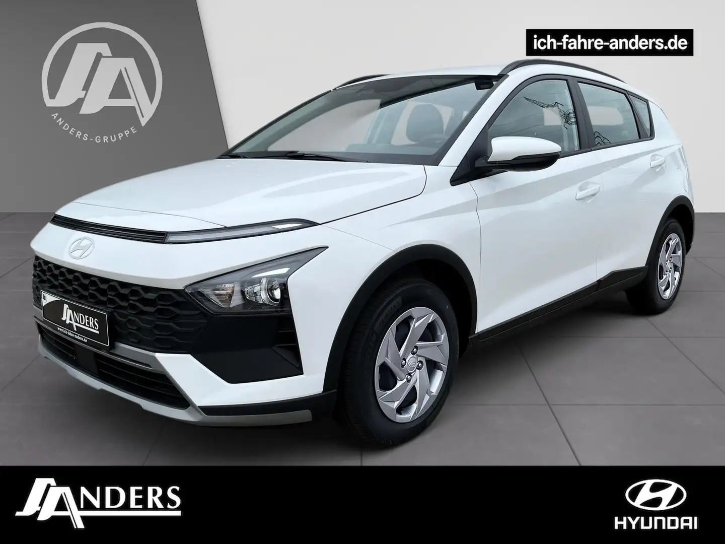 Hyundai BAYON MY25 1.0 T-GDI Select +Navi+PDC+SpurH+KAM Blanc - 1