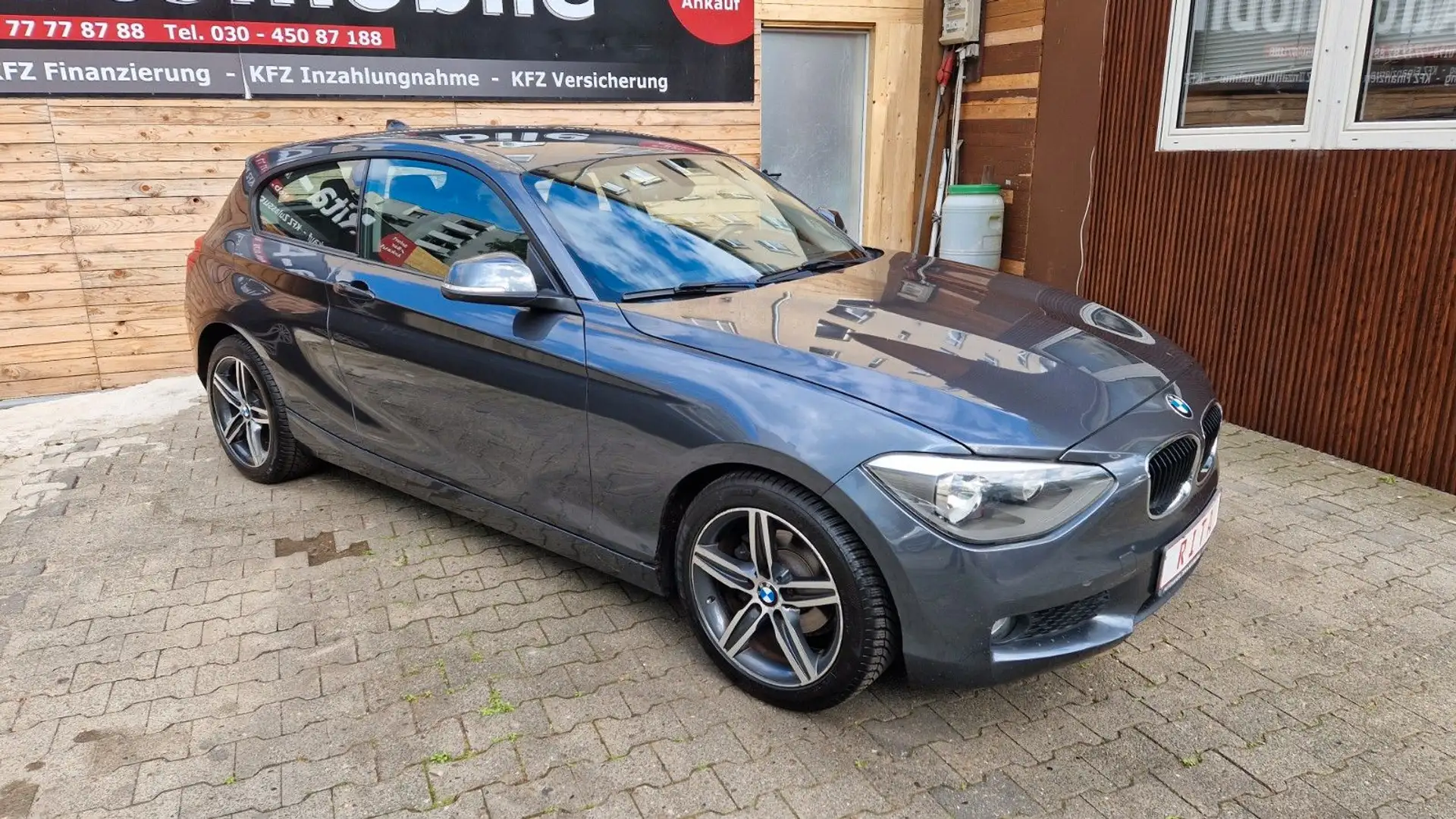 BMW 114 i Klima, PDC, SHZ, Tüv Neu Gris - 2