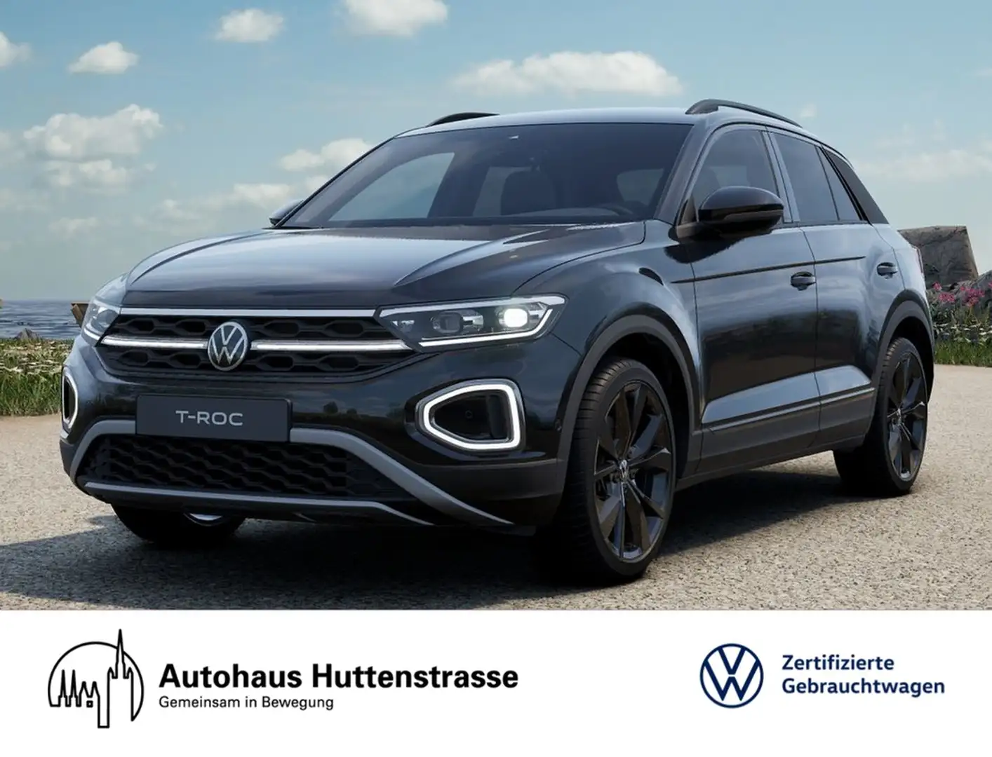 Volkswagen T-Roc 1.5 TSI DSG Style MATRIX KAMERA AHK 19" Schwarz - 1