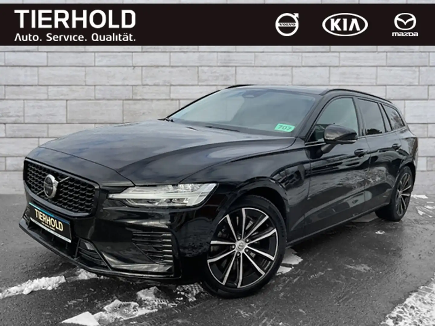 Volvo V60 T6 Plus Dark Plug-In AWD ACC Leder Google Schwarz - 2