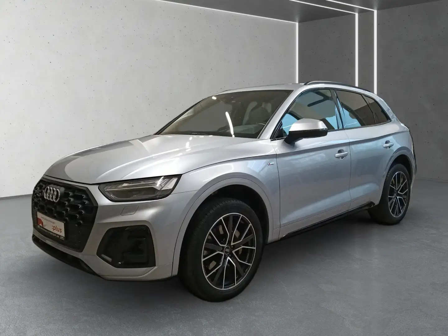 Audi Q5 50 TDI qu. tiptr. 2x S-Line*Matrix*AHK*StdHz Silber - 2