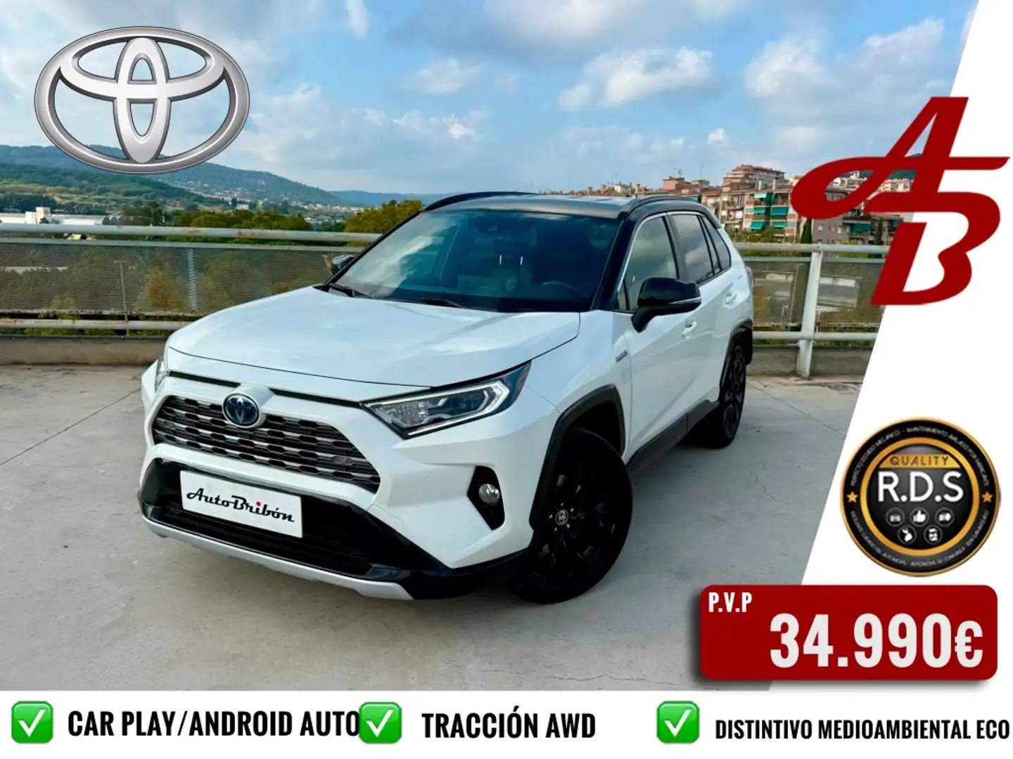 Toyota RAV 4 2.5 hybrid 4WD Style Bianco - 1