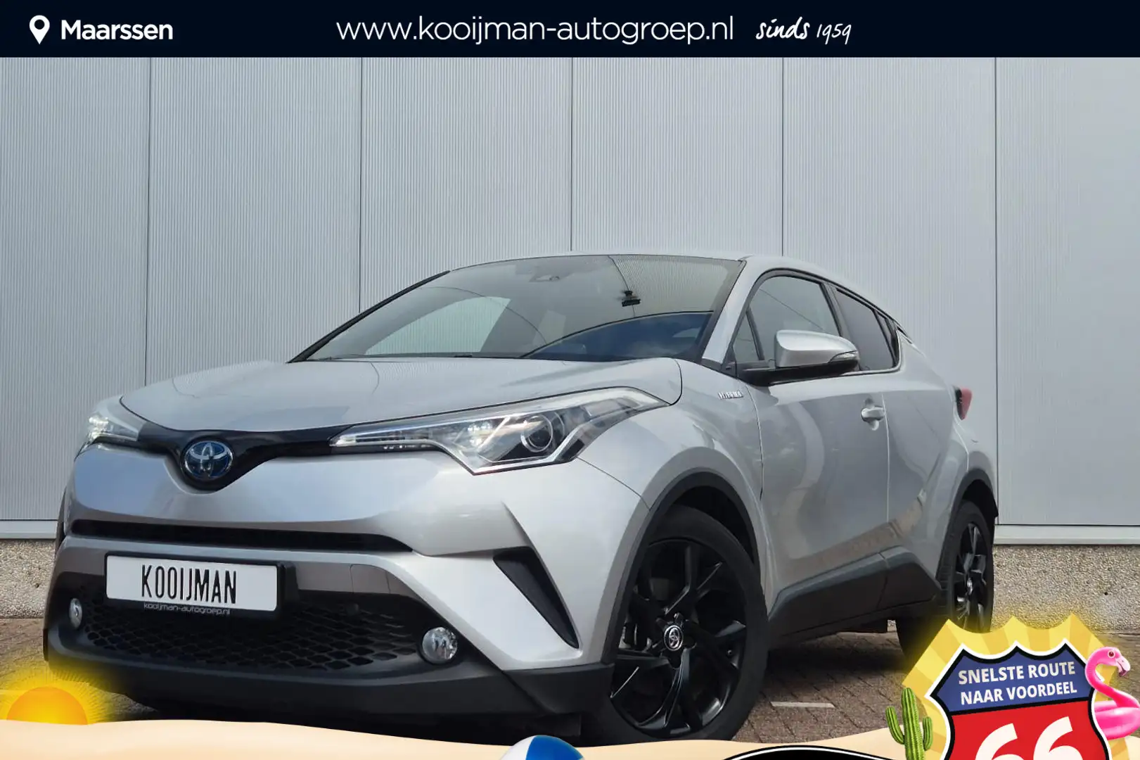 Toyota C-HR 1.8 Hybrid Style Keyless, adaptieve cruise control Grijs - 1