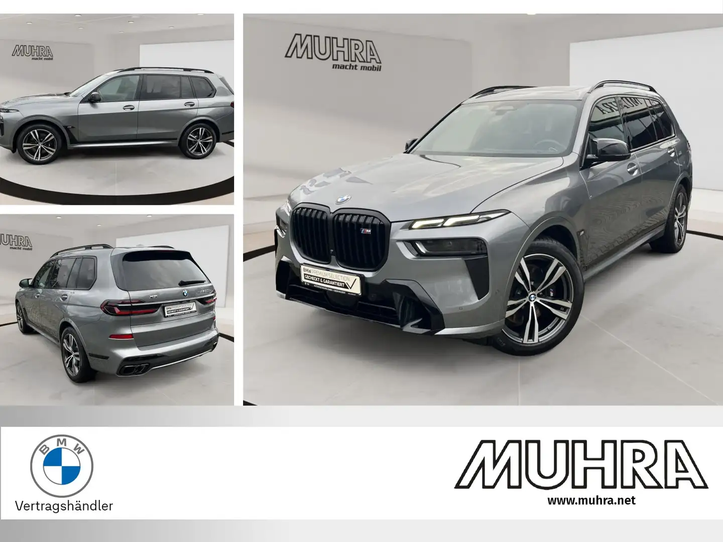 BMW X7 M 60i xDrive M Sportpaket Pro Pano Sky Lounge Sitzbe Grau - 1