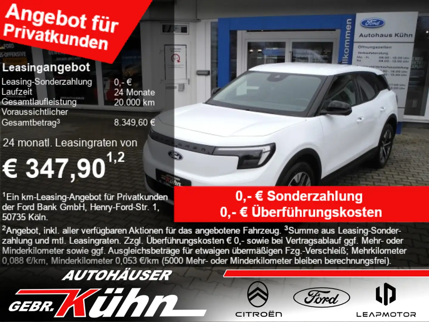 Ford Explorer Elektromotor mit Extended Range RWD 79kWh Explorer Weiß - 1