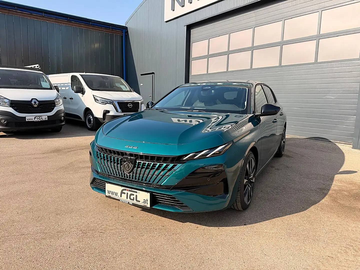 Peugeot 308 Hybrid 145 e-DSC6 Allure Blau - 2