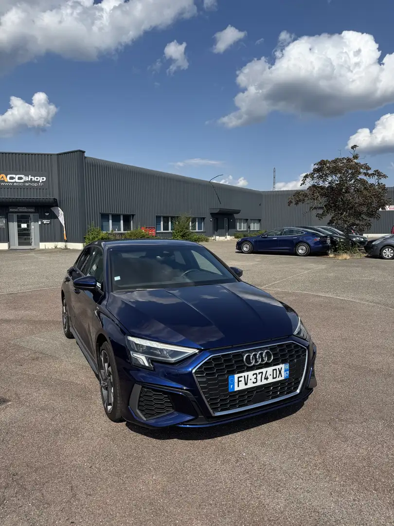 Audi A3 Berline 2.0 TDI 150 Bleu - 1