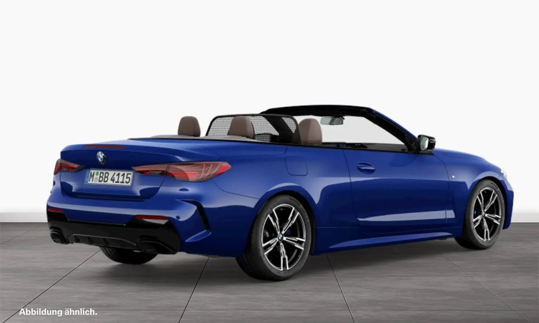 BMW 440 M440d xDrive Cabrio HK HiFi DAB LED Komfortzg. Blau - 2