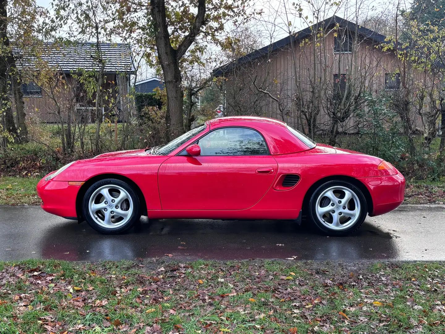 Porsche Boxster 2.7 Tiptronic | "174.000" KM + Cruise Nu € 10.950, Rood - 2