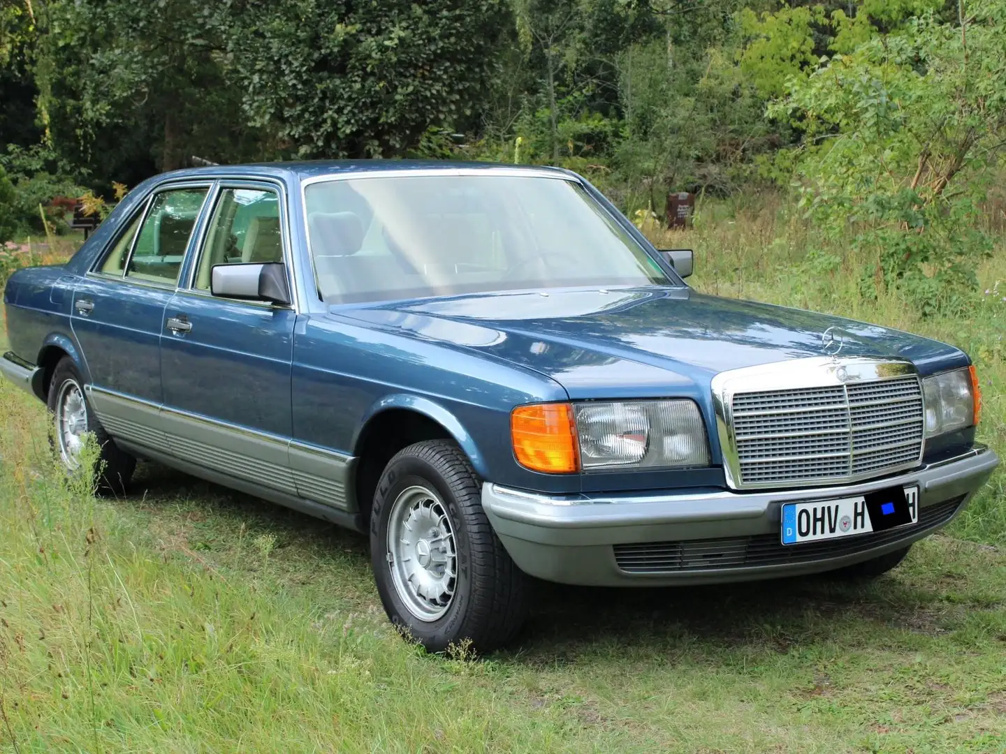 Mercedes-Benz 500 500 SE, W126 Blue - 2