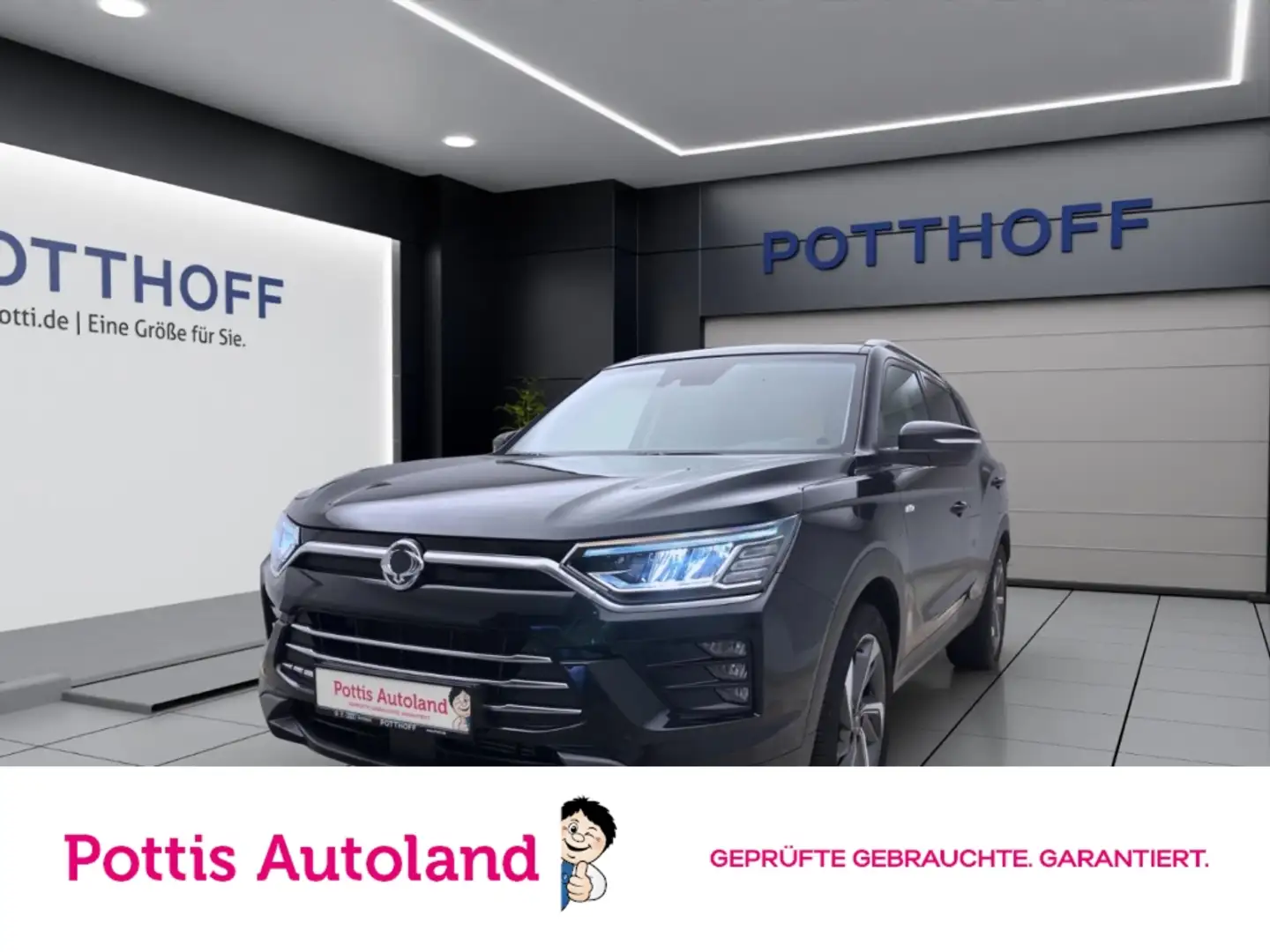 SsangYong Korando 1.5 T-GDI 4x4 SAPPHIRE KAMERA LED SITZHZG KLIMA Negro - 1