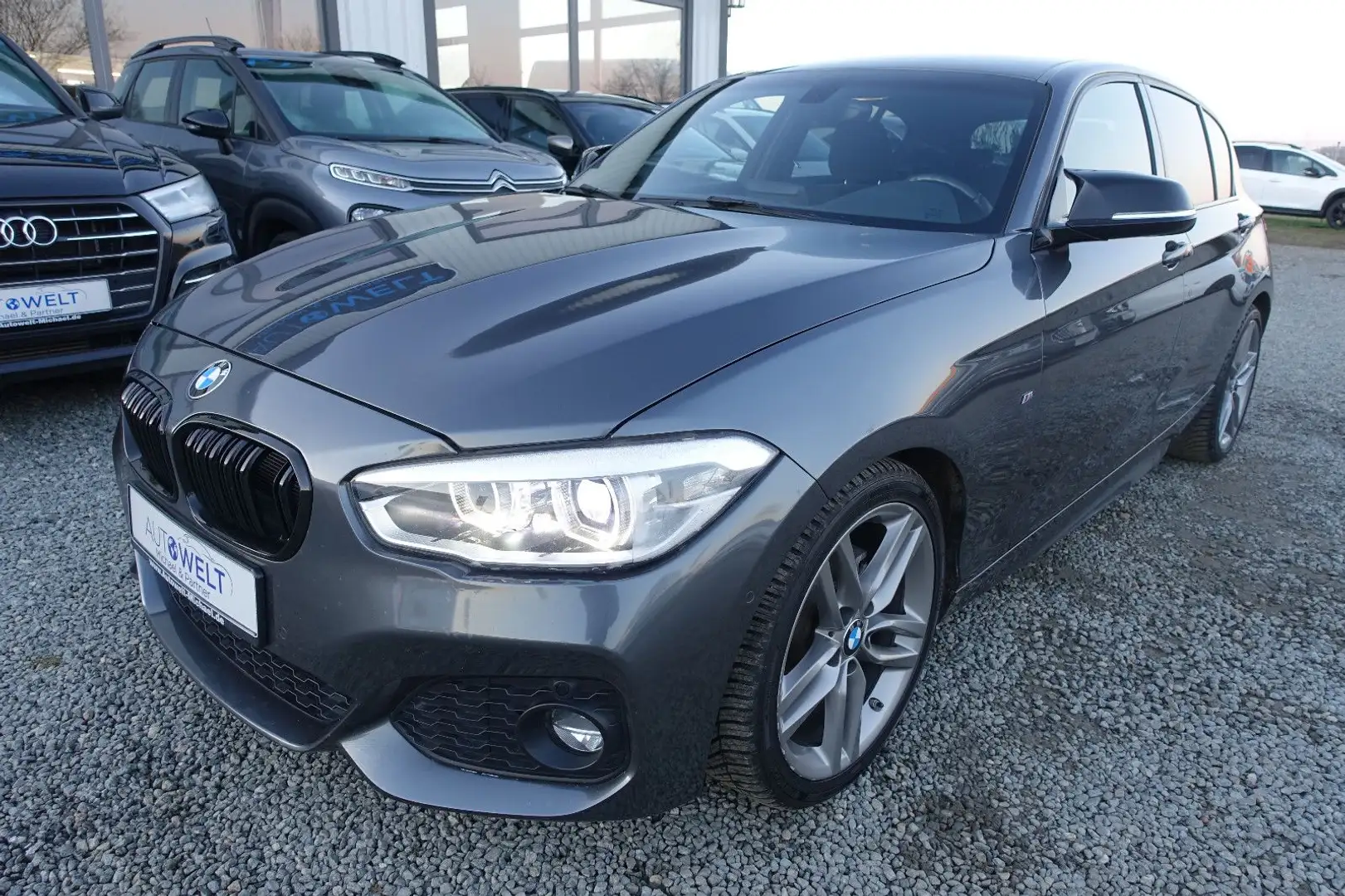 BMW 116 d M-Sport LED Alcantara NAVI Insp+Tüv Neu Gjr Grau - 2