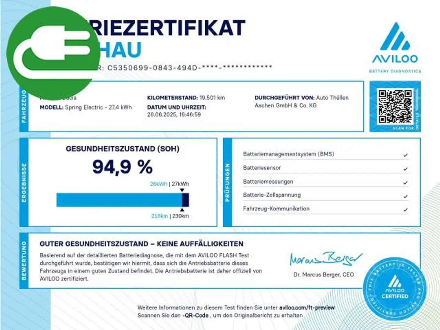 Dacia Spring Electric Essential Bluetooth Klima Silber - 2